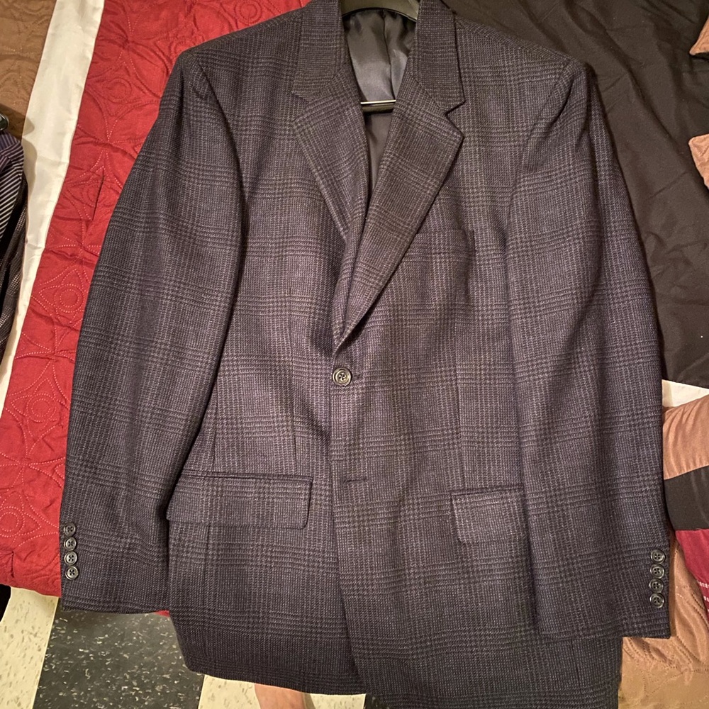 Murano Black Sport Coat with Notch Lapels and Structured Silhouette